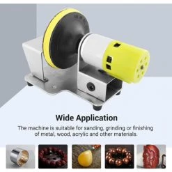 LIFCAUSAL Ponceuse à Disque De Table De Polisseuse Rotative électrique Avec 7 Vitesses Variables 20 Disques De Ponçage De 3 Pouces Pour Le Polissage, Le Meulage, La Finition Du Bois Et Du Plastique -Ponceuse et polisseuse Soldes 63810562 4