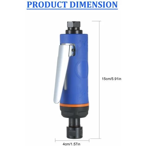 LIFCAUSAL 1/4 Pouces Meuleuse D'air Haute Vitesse 22000 Tr/min Mini Meuleuse D'air Kit D'outils Pneumatiques Ensemble Meuleuse De Polissage Machine De Polissage Moulin De Gravure Moulin à Air 5 LIFCAUSAL 1/4 Pouces Meuleuse D'air Haute Vitesse 22000 Tr/min Mini Meuleuse D'air Kit D'outils Pneumatiques Ensemble Meuleuse De Polissage Machine De Polissage Moulin De Gravure Moulin à Air – Image 3