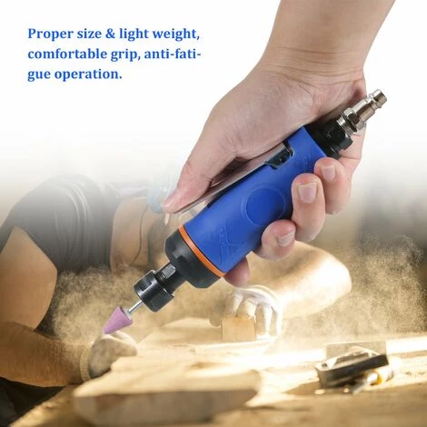 LIFCAUSAL 1/4 Pouces Meuleuse D'air Haute Vitesse 22000 Tr/min Mini Meuleuse D'air Kit D'outils Pneumatiques Ensemble Meuleuse De Polissage Machine De Polissage Moulin De Gravure Moulin à Air 7 LIFCAUSAL 1/4 Pouces Meuleuse D'air Haute Vitesse 22000 Tr/min Mini Meuleuse D'air Kit D'outils Pneumatiques Ensemble Meuleuse De Polissage Machine De Polissage Moulin De Gravure Moulin à Air – Image 5