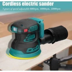 LIFCAUSAL Ponceuse électrique Sans Fil 8000/10000/12000 Tr/min 3 Vitesses Réglable Meuleuse à Bois Polisseuse Multifonctionnelle Polissage Rectifieuse Compatible Avec Batterie Makita 8 LIFCAUSAL Ponceuse électrique Sans Fil 8000/10000/12000 Tr/min 3 Vitesses Réglable Meuleuse à Bois Polisseuse Multifonctionnelle Polissage Rectifieuse Compatible Avec Batterie Makita -Ponceuse et polisseuse Soldes 63810618 2