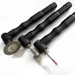 LIFCAUSAL 90 ° Coude Compact Mill Grinder Multifonction Électrique Rectifieuse Multifonction Dispositif De Polissage Avec Collet 3mm Et Papier Abrasif -Ponceuse et polisseuse Soldes 63810686 4