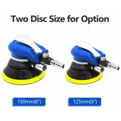 LIFCAUSAL Ponceuse à Air Sous Vide Ponceuse Pneumatique Auto-aspirateur Ponceuse Orbitale à Paume Meuleuse Polisseuse Ponceuse Outil 5 '' -Ponceuse et polisseuse Soldes 63810800 3