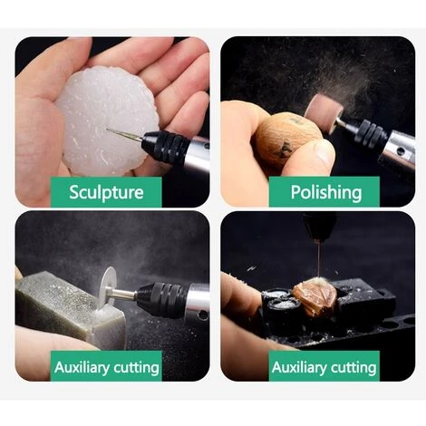 LIFCAUSAL Grande Puissance Mini Rectifieuse électrique Meuleuse Rechargeable Portable Gravure Coupe Polissage Outil De Forage 4 LIFCAUSAL Grande Puissance Mini Rectifieuse électrique Meuleuse Rechargeable Portable Gravure Coupe Polissage Outil De Forage – Image 2