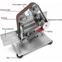 GroupM Machine De Bord De Meulage De Papier De Verre De Bureau électrique De Machine De Ceinture De Mini Petite Mini -Ponceuse et polisseuse Soldes 63893833 4