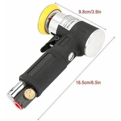 GroupM Machine De Polissage Pneumatique Noire Excentrique De 2 à 3 Pouces Machine à Papier De Verre Rectifieuse Petite Rectifieuse 7 GroupM Machine De Polissage Pneumatique Noire Excentrique De 2 à 3 Pouces Machine à Papier De Verre Rectifieuse Petite Rectifieuse – Image 5