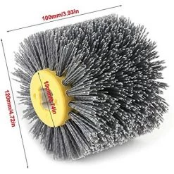 TINOR Brosse En Nylon - Roue De Traction - Brosse De Polissage - Grain 180/240 - Pour Machine à Bois - Machine à Satiner (grain 240) -Ponceuse et polisseuse Soldes 64029258 5