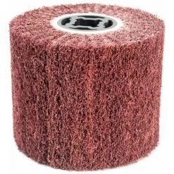 TINOR Brosse Abrasive Brosse En Fibre Synthétique Pour Rénovateur Extérieur, Ø120x100x19mm, Grain 60