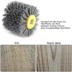 TINOR Brosse En Nylon Pour Roue De Traction - Grain 180/240 - Pour Brosse à Bois, Machine à Satiner (grain 180) 9 TINOR Brosse En Nylon Pour Roue De Traction - Grain 180/240 - Pour Brosse à Bois, Machine à Satiner (grain 180) -Ponceuse et polisseuse Soldes 64031646 3