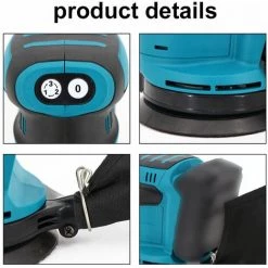 LIFCAUSAL Polisseuse De Voiture électrique Sans Fil 3 Vitesses De Vitesse Machine De Polissage Automatique Réglable Rectifieuse Multifonctionnelle De Cirage De Métal En Bois -Ponceuse et polisseuse Soldes 64073239 5