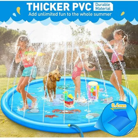 BF Jouet Pour Enfants Coussin De Pulvérisation D'eau En Plein Air Bébé Tapis De Jeu Jouets Aquatiques Pour Enfants 6 BF Jouet Pour Enfants Coussin De Pulvérisation D'eau En Plein Air Bébé Tapis De Jeu Jouets Aquatiques Pour Enfants – Image 4