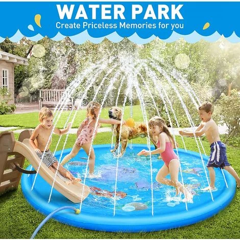BF Jouet Pour Enfants Coussin De Pulvérisation D'eau En Plein Air Bébé Tapis De Jeu Jouets Aquatiques Pour Enfants 7 BF Jouet Pour Enfants Coussin De Pulvérisation D'eau En Plein Air Bébé Tapis De Jeu Jouets Aquatiques Pour Enfants – Image 5