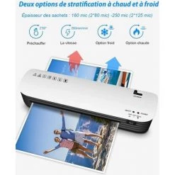 BF Machine à Plastifier Photo Machine à Colle Petite Machine à Plastifier Machine à Sceller Les Photos à Domicile -Ponceuse et polisseuse Soldes 64387518 4