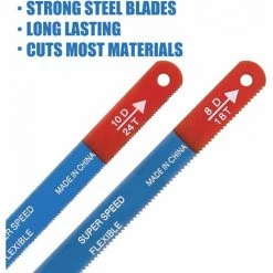 BF Lames De Scie à Métaux à Haute Teneur En Carbone Lames De Scie à Métaux à Main Lames De Scie à Métaux à Main (20 Pièces) -Ponceuse et polisseuse Soldes 64387701 2