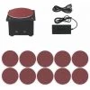 LIFCAUSAL Mini Ponceuse à Disque De Banc Affûteuse De Bord électrique 7 Vitesses Variables 10 Disques De Ponçage DIY Benchtop Ponçage Polissage Rectifieuse Pour Bois Métal Acrylique Pierre UE -Ponceuse et polisseuse Soldes 64557290 1