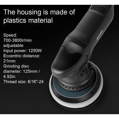 ASUPERMALL Polisseuse De Voiture électrique Sans Fil 6 Vitesses De Vitesse Machine De Polissage Automatique Réglable Rectifieuse Multifonctionnelle De Cirage De Métal En Bois, Configuration Standard - Configuration Standard 7 ASUPERMALL Polisseuse De Voiture électrique Sans Fil 6 Vitesses De Vitesse Machine De Polissage Automatique Réglable Rectifieuse Multifonctionnelle De Cirage De Métal En Bois, Configuration Standard - Configuration Standard – Image 5