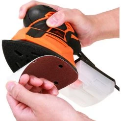 JMAX Ponceuse Delta Multifonction 130W - Ponceuse à Main - Avec Boîtier De Récupération De Poussière Et 12 Papiers Abrasifs 10 JMAX Ponceuse Delta Multifonction 130W - Ponceuse à Main - Avec Boîtier De Récupération De Poussière Et 12 Papiers Abrasifs -Ponceuse et polisseuse Soldes 64933745 4