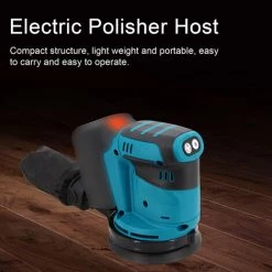 ASUPERMALL Ponceuse Orbitale Sans Fil à Moteur De Brosse De 125 Mm Meuleuse à Bois électrique Voiture Polisseuse Bois Métal Cirage Polissage Meulage Ponceuse 3 Vitesses Pour Batterie Makita 18 V -Ponceuse et polisseuse Soldes 65041022 3