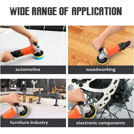 BDD Outils De Polissage De Meubles De Voiture De Machine De Cirage De Machine De Polissage De Voiture électrique De Vitesse Réglable 4 BDD Outils De Polissage De Meubles De Voiture De Machine De Cirage De Machine De Polissage De Voiture électrique De Vitesse Réglable – Image 2