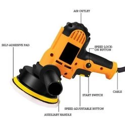 BDD Machine à Cirer Pour Ponceuse électrique Portable Pour Carreaux (norme Européenne Jaune + Noire) -Ponceuse et polisseuse Soldes 65376453 3