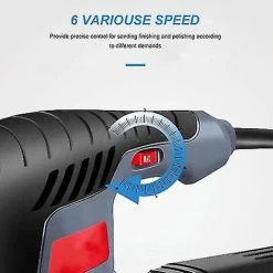 BDD Ponceuse Orbitale Aléatoire 400w Ponceuse électrique à Vitesse Variable De 5 Pouces -Ponceuse et polisseuse Soldes 65376831 4