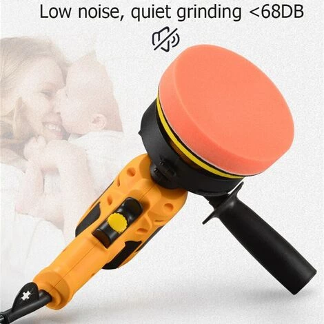 FUIENKO Polisseuse électrique Pour Voiture, 220 W, 700 V, 3700R, Vitesse Réglable, Outils De Pon?age, Accessoires Automobiles,République Tchèque,Option 1 5 FUIENKO Polisseuse électrique Pour Voiture, 220 W, 700 V, 3700R, Vitesse Réglable, Outils De Pon?age, Accessoires Automobiles,République Tchèque,Option 1 – Image 3