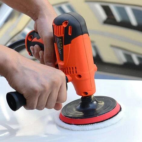 FUIENKO Polisseuse De Peinture Pour Voiture, 800W, 6 Vitesses, 3500 Tr/min, 220V, Machine à Polir, Soins, Pon?age, Outils Pour Le Nettoyage De Revêtement,Option 1 4 FUIENKO Polisseuse De Peinture Pour Voiture, 800W, 6 Vitesses, 3500 Tr/min, 220V, Machine à Polir, Soins, Pon?age, Outils Pour Le Nettoyage De Revêtement,Option 1 – Image 2