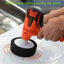 FUIENKO Polisseuse électrique De Voiture 220V, Vitesse Réglable, Outils De Pon?age, Accessoires De Voiture, Outils Powewr,France,Option 1 -Ponceuse et polisseuse Soldes 65406303 2