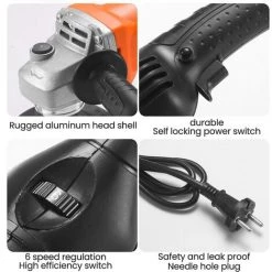 FUIENKO Polisseuse électrique Ultra-légère Pour Voiture, 8800 Tr/min, 220V, 1200W, Cadran De Commande à 6 Vitesses, Machine De Polissage Automatique,colorful -Ponceuse et polisseuse Soldes 65406763 4