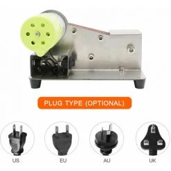 THSINDE Ponceuse à Bande Affûteuse De Couteaux à Angle Fixe à 15 Degrés Ponceuse à Bande Polisseuse Réglable à 7 Niveaux Machine à Polir 100 W Avec Bandes De Ponçage 10 Pièces, Prise Européenne -Ponceuse et polisseuse Soldes 65441301 4