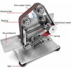 THSINDE Ponceuse à Bande 15mm/25mm Meuleuse Multifonctionnelle Mini Ponceuse à Bande électrique Bricolage Polissage Rectifieuse Coupe Bords Affûteuse, Type 1 - Type 1 -Ponceuse et polisseuse Soldes 65441309 4