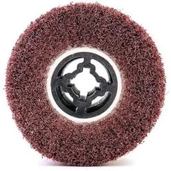 OSQI Brosse Abrasive Brosse En Fibre Synthétique Pour Rénovateur Extérieur, Ø120x100x19mm, Grain 80 -Ponceuse et polisseuse Soldes 65500316 2