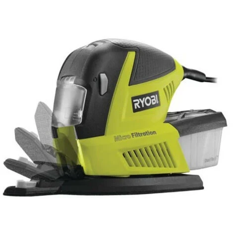 Ponceuse Triangulaire RYOBI 100W - 20 Abrasifs RPS100-GA20 - Vert 4 Ponceuse Triangulaire RYOBI 100W - 20 Abrasifs RPS100-GA20 - Vert – Image 2
