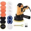 LIFCAUSAL Kit De Polisseuse De Voiture électrique De 5 Pouces 700W Tampon De Voiture Automatique 600-3700RPM Machine De Polissage Variable Avec Poignée Auxiliaire Éponge Laine Bonnet Pads Outil Rotatif Pour Meubles De Sol Céramique Jade EU220v -Ponceuse et polisseuse Soldes 65755811 1