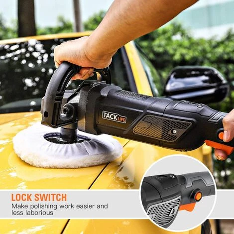 MVPOWER Polisseuse Excentrique 1500W. 180/150 MM Tampon De Polissage, 6 Vitesse Variable 6 MVPOWER Polisseuse Excentrique 1500W. 180/150 MM Tampon De Polissage, 6 Vitesse Variable – Image 4