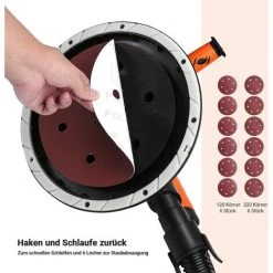 MVPOWER Ponceuse Girafe | Ponceuse à Bras | 800 Watt | Ø 225 Mm |12 Disques Abrasifs 10 MVPOWER Ponceuse Girafe | Ponceuse à Bras | 800 Watt | Ø 225 Mm |12 Disques Abrasifs -Ponceuse et polisseuse Soldes 65894021 4