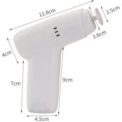 ELLE Mini-polissage De Voiture à Rayures à Gratter Variable à Vitesse électrique De Cire électrique Tampon De Détail, Tampon De Voiture，Blanc -Ponceuse et polisseuse Soldes 65904456 2