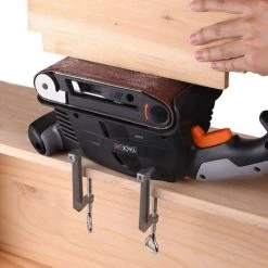 GIZCAM Ponceuse à Bande 600 W Avec Vitesses Réglables De 360 ​​à 560 Tr/min, 13 Bandes 75 X 457 Mm, Moteur Puissant En Cuivre Pur, Câble De 3 Mètres. -Ponceuse et polisseuse Soldes 65919391 3