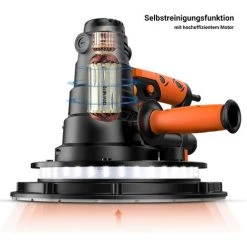 GIZCAM Ponceuse Girafe | Ponceuse à Bras | 800 Watt | Ø 225 Mm |12 Disques Abrasifs -Ponceuse et polisseuse Soldes 65919396 3