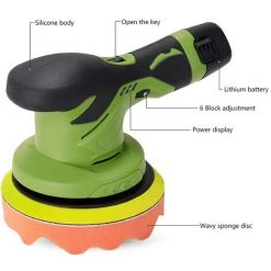 BENOBBY KIDS Polisseuse Voiture,Polissage,Vitesse à Vide 12000（r/min），150mm Polissage Pad, Et Poignée Latérale, Pour Le Polissage, Cirage, Ponçage -Ponceuse et polisseuse Soldes 65974921 2