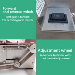 TANCYCO 180W Petite Ponceuse à Bande Ponceuse à Bande 7 Vitesses Réglable Ménage Électrique Polisseuse Outil De Ponçage De Bureau Coupeurs De Bois En Métal Rectifieuse Avec 10 Bandes De Ponçage -Ponceuse et polisseuse Soldes 66083818 3