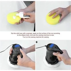 FVO Polisseuse De Voiture, Polisseuse De Voiture Portable Automobile 40W Nettoyeur Avec Polisseuse -Ponceuse et polisseuse Soldes 66766973 3