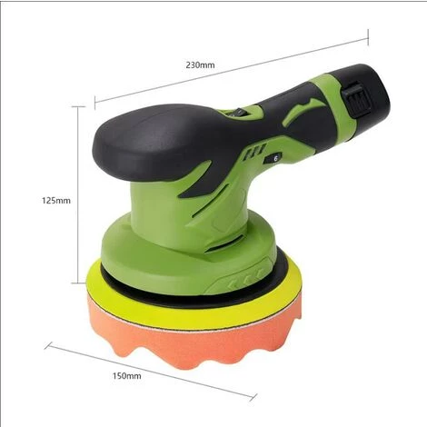 FVO Polisseuse Voiture,Polissage,Vitesse à Vide 12000(r/min),150mm Polissage Pad, Et Poignée Latérale, Pour Le Polissage, Cirage, Ponçage 5 FVO Polisseuse Voiture,Polissage,Vitesse à Vide 12000(r/min),150mm Polissage Pad, Et Poignée Latérale, Pour Le Polissage, Cirage, Ponçage – Image 3