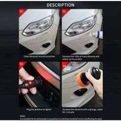 ASUPERMALL Polisseuse De Voiture, Outil Pour Enlever Les Rayures, Protection Profonde De La Vitre De La Voiture, Polisseuse -Ponceuse et polisseuse Soldes 67151201 5
