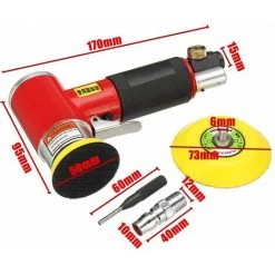 Deckon Machine De Polissage Pneumatique De 2 Pouces/3 Pouces Type De Roulement Machine De Polissage Pneumatique à Grande Vitesse à Noyau Droit 16000 Tr/min -Ponceuse et polisseuse Soldes 67327895 3