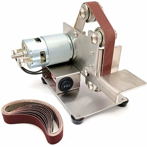 LIFCAUSAL Meuleuse Multifonctionnelle Mini Ponceuse à Bande électrique Bricolage Polissage Rectifieuse Cutter Bords Affûteur 3 LIFCAUSAL Meuleuse Multifonctionnelle Mini Ponceuse à Bande électrique Bricolage Polissage Rectifieuse Cutter Bords Affûteur