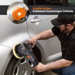 PEDY Polisseuse Voiture, Polisseuse Excentrique Polisseuse Orbitale 6400tr/min, 150mm/125mm Plaque D'appui, 6 Vitesse Variable Ponceuse, Pour Le Polissage, Cirage, Ponçage -Ponceuse et polisseuse Soldes 67633671 3