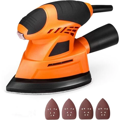 PEDY 12000 OPM Ponceuse électrique Avec 20 Papiers Abrasifs,pour Le Ponçage D'espaces Restreints Dans La Décoration De La Maison, Bricolage - PMS04A 4 PEDY 12000 OPM Ponceuse électrique Avec 20 Papiers Abrasifs,pour Le Ponçage D'espaces Restreints Dans La Décoration De La Maison, Bricolage - PMS04A – Image 2