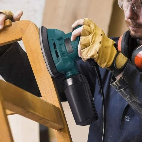 PEDY Ponceuse De Précision Pour Souris 12 000 OPM, 12 Papiers Abrasifs, Ponceuse électrique Avec Système De Dépoussiérage, Tuyau De Raccordement Pour Aspirateur, Idéal Pour La Décoration De La Maison Dans Les Espaces Restreints - PMS01AS 6 PEDY Ponceuse De Précision Pour Souris 12 000 OPM, 12 Papiers Abrasifs, Ponceuse électrique Avec Système De Dépoussiérage, Tuyau De Raccordement Pour Aspirateur, Idéal Pour La Décoration De La Maison Dans Les Espaces Restreints - PMS01AS – Image 4