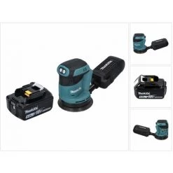 Makita DBO 180 T1 Ponceuse Excentrique Sans Fil 18 V - 125 Mm + 1x Batterie 5,0 Ah - Sans Chargeur -Ponceuse et polisseuse Soldes 67638904 4