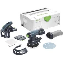 Festool ETSC 125 Li-Basic Ponceuse Excentrique Sans Fil 125 Mm, Sans Balai 18 V + Coffret + Aide Au Positionnement AH-ES-ETS/ETSC 43 - 92° - Sans Batterie, Sans Chargeur 8 Festool ETSC 125 Li-Basic Ponceuse Excentrique Sans Fil 125 Mm, Sans Balai 18 V + Coffret + Aide Au Positionnement AH-ES-ETS/ETSC 43 - 92° - Sans Batterie, Sans Chargeur -Ponceuse et polisseuse Soldes 67638913 2
